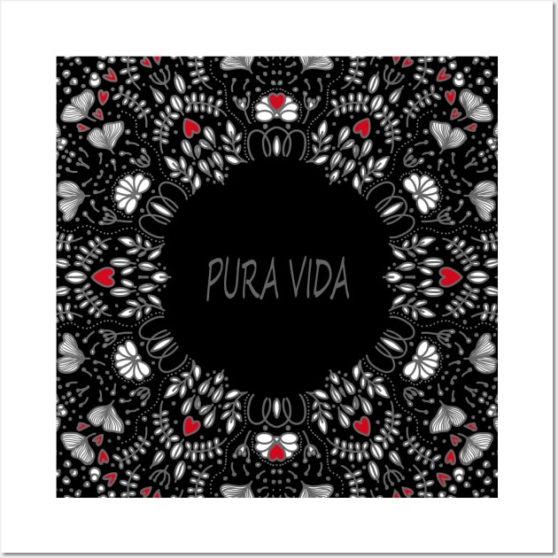 PURA VIDA LOVE Wall Art by MAYRAREINART